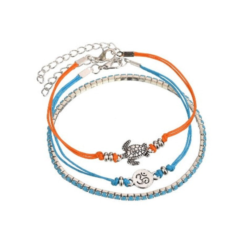 Buy Online Women's Turtle Anklet - Tecwwa