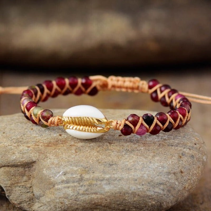 U.N.I. Cowrie Seashell Bracelets