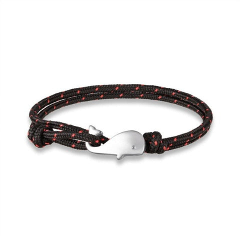 Discover Ocean Whale Bracelets With Nautical Rope - Tecwwa