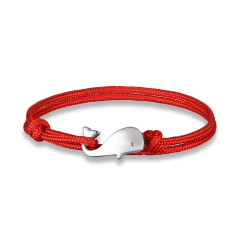 Discover Ocean Whale Bracelets With Nautical Rope - Tecwwa