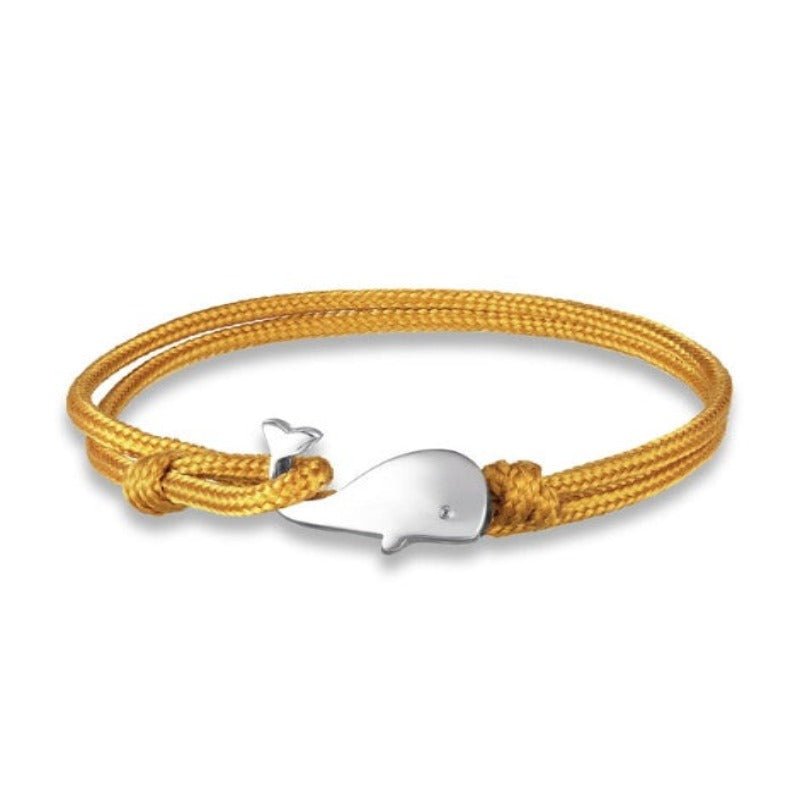 Discover Ocean Whale Bracelets With Nautical Rope - Tecwwa
