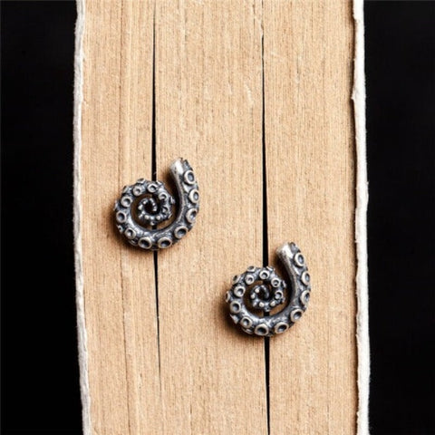 Octopus 925 Sterling Silver Tentacles Retro Earrings – Ocean - Tecwwa