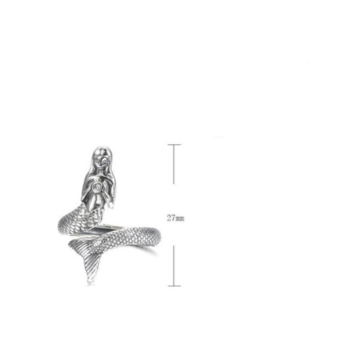 TECWWA MERMAID RING - ADJUSTABLE RING - TECWWA