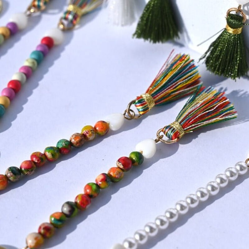 Buy Tassel Dangle Handmade Earrings for Women - Tecwwa