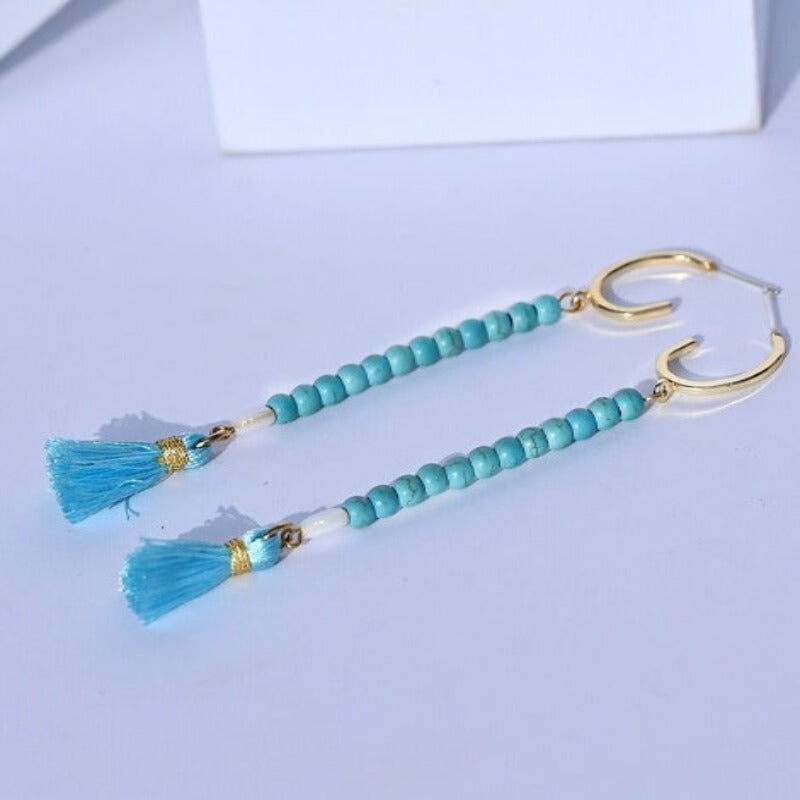Buy Tassel Dangle Handmade Earrings for Women - Tecwwa