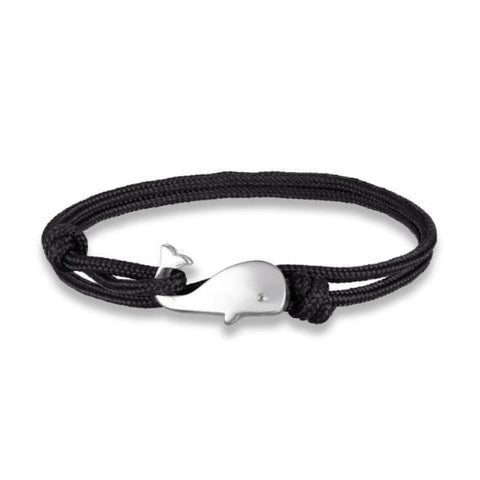 Discover Ocean Whale Bracelets With Nautical Rope - Tecwwa