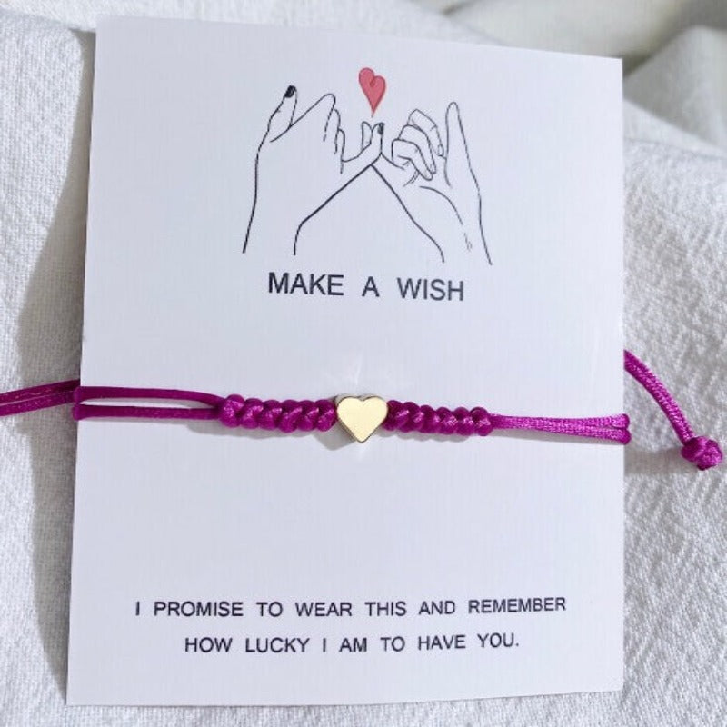 Red bracelets, Heart bracelets, Bridesmaid bracelets - Tecwwa