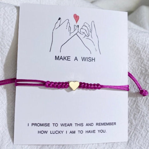 Red bracelets, Heart bracelets, Bridesmaid bracelets - Tecwwa