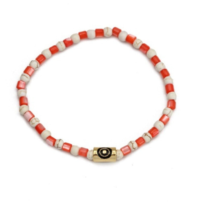 Evil Eye Natural Stone Bracelets  - Tecwwa