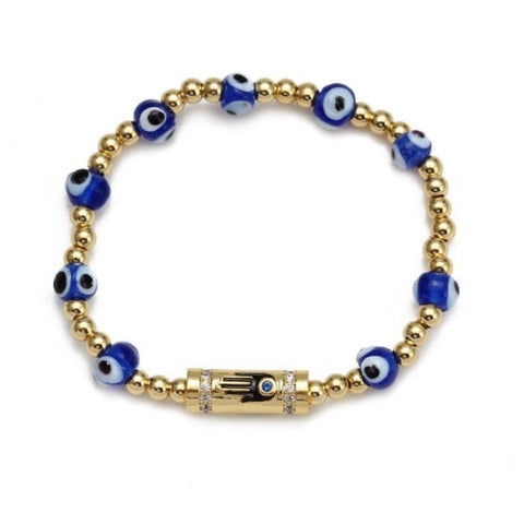 Evil Eye Natural Stone Bracelets  - Tecwwa