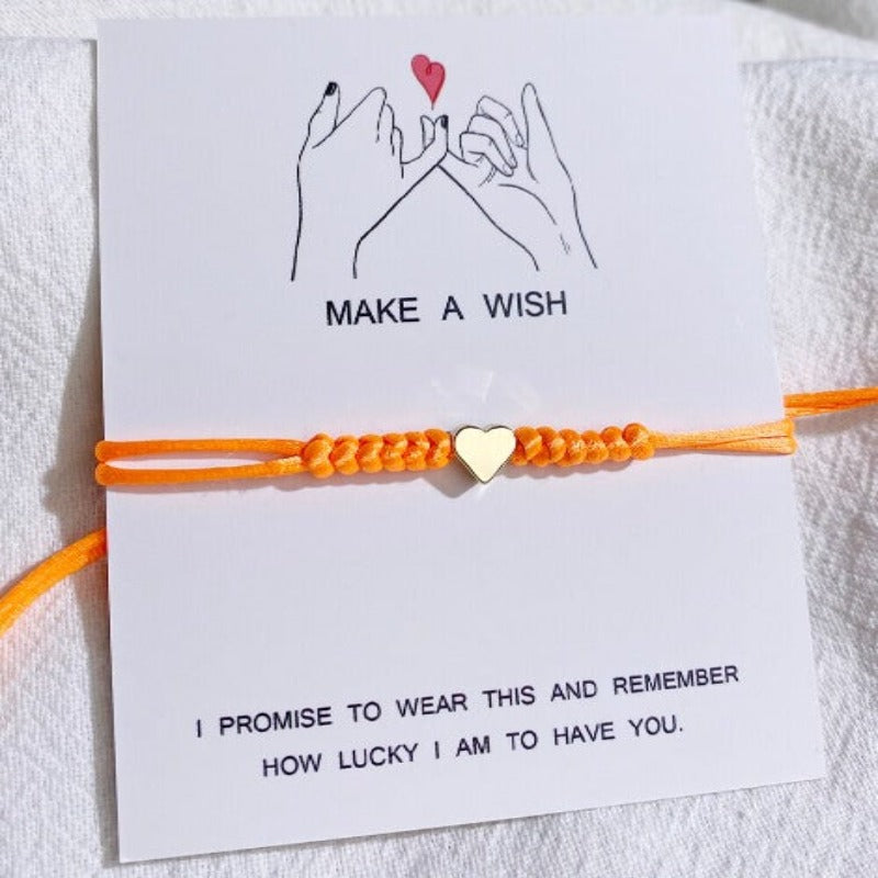 Red bracelets, Heart bracelets, Bridesmaid bracelets - Tecwwa