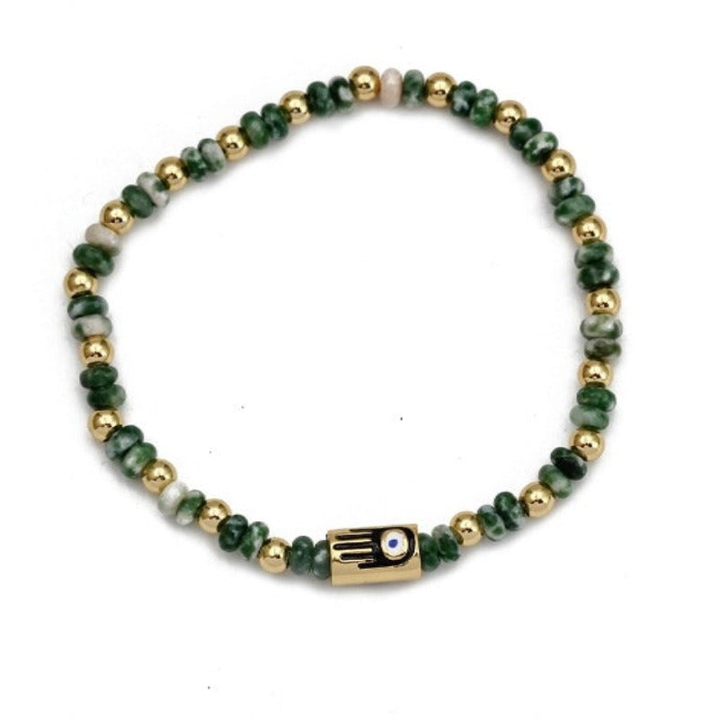 Evil Eye Natural Stone Bracelets  - Tecwwa