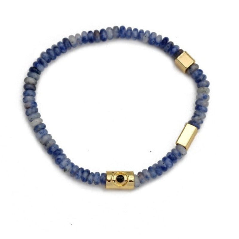 Evil Eye Natural Stone Bracelets  - Tecwwa
