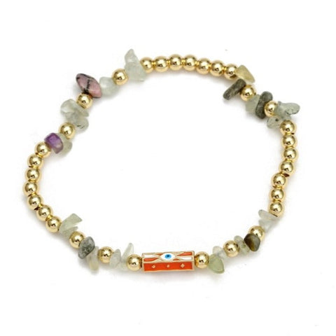Evil Eye Natural Stone Bracelets  - Tecwwa