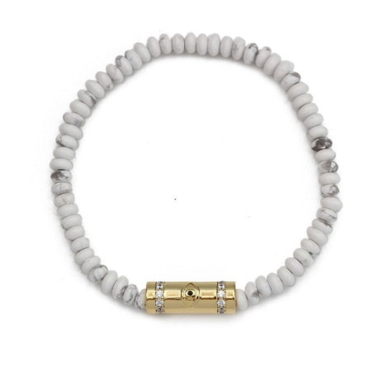 Evil Eye Natural Stone Bracelets  - Tecwwa