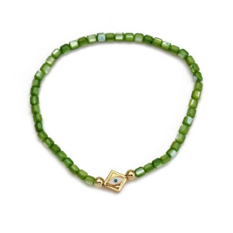 Evil Eye Natural Stone Bracelets  - Tecwwa