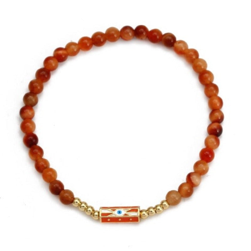 Evil Eye Natural Stone Bracelets  - Tecwwa