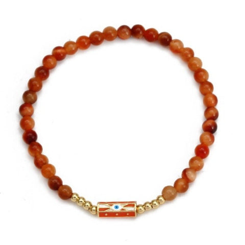 Evil Eye Natural Stone Bracelets  - Tecwwa