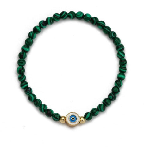 Evil Eye Natural Stone Bracelets  - Tecwwa