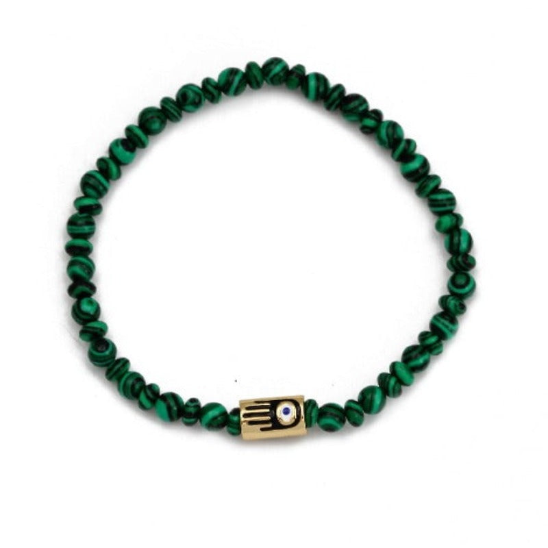 Evil Eye Natural Stone Bracelets  - Tecwwa