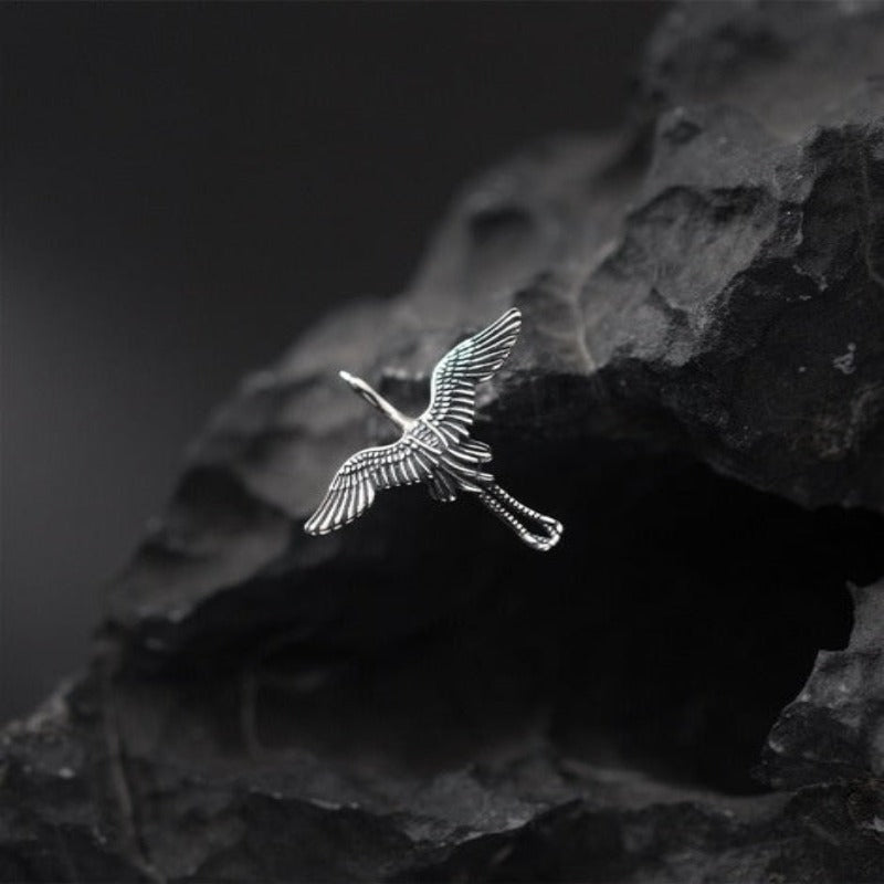 Check out our silver bird handmade earrings - Tecwwa