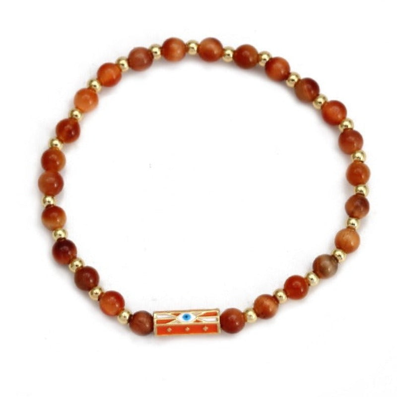 Evil Eye Natural Stone Bracelets  - Tecwwa