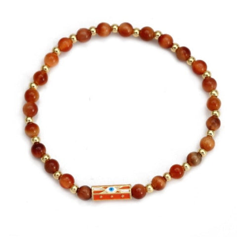 Evil Eye Natural Stone Bracelets  - Tecwwa