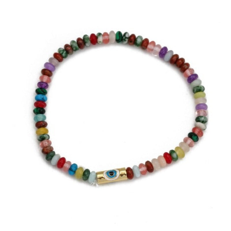 Evil Eye Natural Stone Bracelets  - Tecwwa
