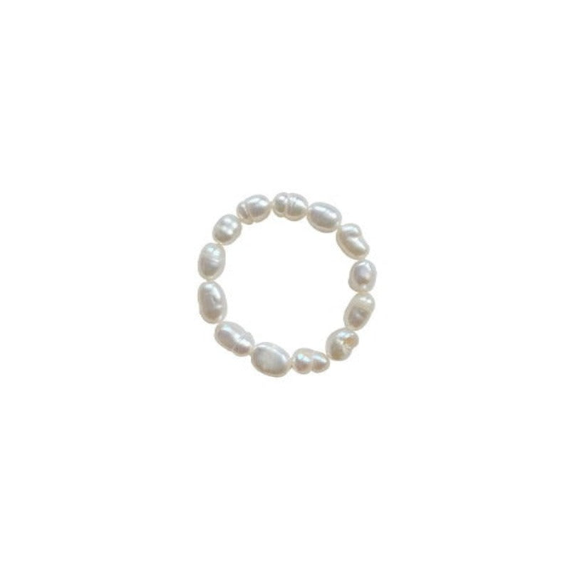 Buy Oniline Freshwater Pearl Beaded Ring - High quality - Tecwwa
