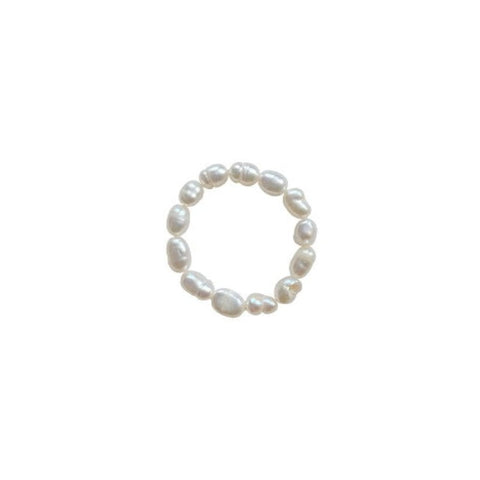 Buy Oniline Freshwater Pearl Beaded Ring - High quality - Tecwwa